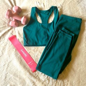 Gap Longline Sports Bra & Leggings - XS